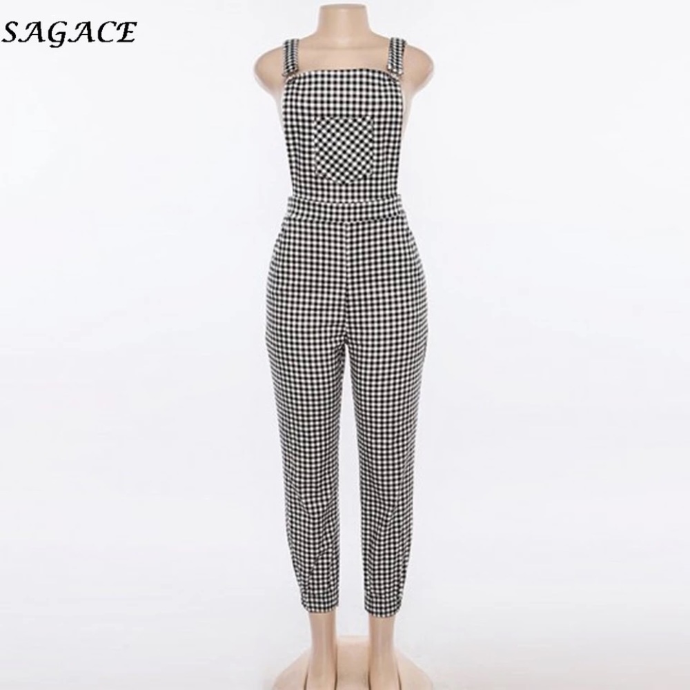 Plaid Overalls